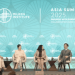 Texas Municipal: LPs should ‘recalibrate’ private markets returns expectations Wen Ting Geok, Head of Private Equity, Asia, at Mercer Alternatives; Geeta Kapadia, vice president and chief investment officer at Fordham University; Yup Kim, CIO at Texas Municipal Retirement System; Hazman Hilmi Sallahuddin, chief investment officer at Malaysian pension Kumpulan Wang Persaraan at Milken Institute Asia Summit 2025.